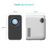 1080P Native Portable WiFi Projector 4500 Lumens Wireless Home Theater with Screen Mirroring & Casting Upright Design & Bluetooth Speaker Mode