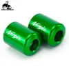 Uchwyty kierownicy motocyklowych końcówki uchwyt ręczny pasek CNC Cap suwak dla Ninja 250R 300 ER6 650 ZX6 ZX7 ZX9 ZX10 ZX12 ZX141