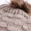 Kids Winter Hat Baby Knitted Beanies Pompon Hats Mohair Caps Child Crochet Cap Bonnets for Boy Girl TD241