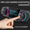 Bluetooth 5.0 Car Kit, kabelloser FM-Transmitter, Freisprech-Audioempfang, MP3-Player, Dual-USB-Ladegerät, TF-Aux-in-Modulator, Autozubehör BT06