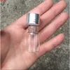 7 ml bottiglie di vetro tappo a vite argento alluminio coperchio vuota vasetti vuoti fiale sigillatura contenitore 100pcshigh quantità