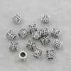 Liga Clover Hollow Rodada Metal Big Hole Beads Mic 9x9x9 mm Antique Prata Fit Braceletes Europeu Jóias DIY L1392 200 Pçs / Lote