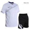 Männer Trainingsanzüge Atmungsaktive Baumwolle Casual Strand 2020 Party Club Herren Athletic Sommer Sportsuit Outfits Top Hemd und Shorts Sets LJ201125