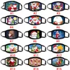 Merry Christmas Face Mask Fashion Creativity Cartoons Santa Elk Printing Masks Dust-proof Reusable Washable Xmas Mouth Mask