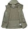 Shark Skin Soft Shell Veste tactique militaire Hommes étanche coupe-vent hiver manteau chaud camouflage camo camo armée vêtements 201120