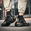 Men Sock Shoes Comfortable Fashion Breathable Sneakers Unisex Trainers Casual Outdoor Black And White High Top Platform Sneaker LJ201124