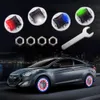 Car Auto Waterproof Solar Energy Wheel Lights Decorative Flashing Colorful LED Tire Light Gas Nozzle Cap Motion Sensors Universal3140188