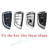 Fibra de Carbono Key Shell Saco Saco Caso FOB Protetor Capa para BMW 2 5 6 7 Série X1 x3 x5 x6 F45 F46 G30 G31 G32 G11 G12 F16 F16