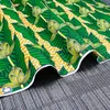 African Wax Print Fabric binta real Wax Fabric Ankara African Batik Breathable Cotton Green flower Fabric for dress suit2792
