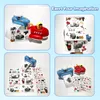 Мгновенная печатная камера для детей игрушки для игрушек Rotatable Lens HD Детская камера с термической печатной бумажной картой цветные наклейки LJ201105