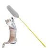 Legendog New Funny Cat Teaser Toys Fluffy Artificial Hair Cat Interactive Toy Cat Wand Toy For Kitten Pet Supplies Drop qyldkO