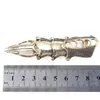 European and American exaggerated Vintage Steampunk gothic metal armor bendable joint ring 001