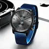 2020 New LIGE Hommes Montres En Acier Inoxydable Montre Étanche Hommes Top Marque De Luxe Horloge À Quartz Mode Homme Montres D'affaires + Boîte LJ201124