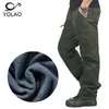 YOLAO brand Winter Double Layer Men's Cargo Pants Warm Baggy Pants Cotton Trousers For Men Male Military Camouflage Tactical B02 LJ201007