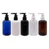 250ml Empty Plastic Bottle With Bayonet Pump , Shampoo Dispenser Container 250G Bottles Blue White Transparent Black Brownshipping