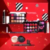 29 stücke Foundation Makeup Set Lidschatten Palette Eyeliner EyeBrown Mascara Körperlotion Make Up Pinsel Sets Pop001