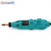 GOXAWEE 220V Mini Drill Electric Rotary Tool with Flexible Shaft 80pcs Accessories Power Tools for Dremel Y200323