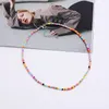 Collier de perles de Style bohémien, Design de riz coloré, bijoux de corps, colliers Sexy pour filles et femmes, chaînes de cou tendance