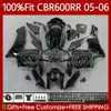 OEM FALTINGS لهوندا CBR600F5 CBR 600 RR F5 CC 2005 2006 Body Green Flames 72NO.143 CBR 600F5 600CC 600RR 05-06 CBR-600 CBR600 RR CBR600RR 05 06 حقن العفن