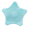 Dust plug water filter TPR multi colors Kitchen Tools Star Bathroom Drain Hair Catcher Bath Stopper Plugs Sink Strainer Filters Shower WY1164