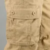 Thoshine Brand Men Casual Cargo Pants Straight 90% Cotton Many Pockets Outdoor Safari Style Trousers Loose Oversize Plus Size LJ201104