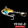 7G10G14G20G VIB Spoon Set Metal Fishing Lures Bait Bass Pike Trout Jig Spinnerbait paljetter vibrerande Whopper Plopper Pesca 2202078678974