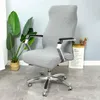 Housses de chaise épaissie imperméable couverture élastique Anti-sale rotation extensible bureau ordinateur siège de bureau housses amovibles