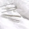 Vintage Headbands hairpins Solid Curved Clips Silver Metal Krokodil Klippbåg Pin DIY Hår Tillbehör Partihandel
