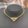 Lüks tasarımcı kolye aşk moda takı kadınlar zincir paslanmaz çelik gümüş kolyeler üçgen cazibe severler tasarım mücevherleri w278h