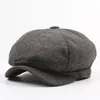 メンズファッションベレー帽アダルトキャップニュースボーイベイカーボーイハットフラットキャップ3色高品質2020 new4114795