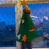 1 set Albero di Natale in feltro 3D con luce a LED da 2 m Regalo di Capodanno di Natale Natal Noel I bambini favoriscono le decorazioni natalizie per la casa 200929