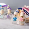 8ML lege parfumflessen glas navulbare flessenauto met hoogwaardige ornament hanger container groothandel 10 stuksHipping