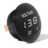 12v Led Display Waterproof Motorcycle Voltmeter Gauge Voltage Meter Led Digital Voltmeter for Motorcycle Car Gauges