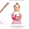 Voiture Suspendus Bouteilles De Parfum Coloré Fleur Pendentif Parfum Aromathérapie Bouteille Suspendu Diffuseur Bouteille Désodorisant Ornement