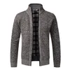 Masculino inverno grosso de camisola casual casual casacos cardigan slim fit knitwear Outwear