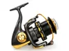 High Quality Large Capacity Long Distance Fishing Spinning Reel All Metal Gapless 12+1 BB Sea Fishing Surfacasting Fishing Line Winder Reel