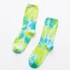 Socks for Women Men Tie Dye Soft Towel Terry Cotton Sports Outdoor Hiking Athletic Crew Sock Colourful Patterned Winter Warm Socking