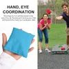 8 -stks 12x12cm Cornhole zitzakken Zet maïs gevulde maïsstoffen Tassen Trainingsapparatuur voor buiten maïsgat gooiende game