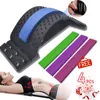 Terug massager Strengst -ondersteuning Spine Deck Pijn Relief Chiropractic Lumbale Fitness Massage Equipment 2201103924936
