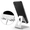 Stands Universal Mobile Phone Holder Stand för x/8/7/6/5 plus aluminiumlegeringsmetall tabletthållare för telefon/iPad -stativ