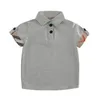 2022 Gentleman Style Ragazzi T-shirt Polo Estate Bambini T-shirt manica corta Turn-Down Collar Bambini Casual Tops Tees