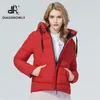 Diaosnowly Woman Fashion Jacket en Parka For Women Warm Short War Coat Hooded Winter Clothing 201214