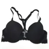 Hot Bra Lace Bralette Y-Line Underwire Underkläder Sexiga Underkläder Kvinnor Big Plus Storlek 32 34 36 38 40 42 44 A B C D DD Dropship 201202