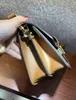 Luxurys Ontwerpers Topkwaliteit Merk Lederen Messenger Bag Dauphine 25cm Kettingschouder Crossbody Metis Floral Handtas