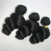 Moda Styl Loose Fale 100% Naturalne Indian Virgin Human Hair Wiązki 3 sztuka Whosale Cena Najlepsza Jakość