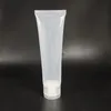 Refillerbar 100 ml plast mjuk flaska Tom ansiktsrengöring kosmetisk grädde squeeze tube shampoo lotion container gratis frakt lx3916