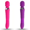 Nxy Vibrators Нагревание Нагревание Дилтолдовые G Спот Вибратор Для Женщины Мощные Взрослые Сексские Игрушки Персональный Клит Массажер Magic Wand AV Vagina Стимулятор 0104