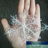 30pcs Christmas Party White Snowflake Decor For home Hanging Pendants New Year Gifts Xmas Tree Ornaments Window Decoration