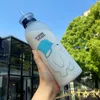 1000ml frasco de plástico transparente kungfu panda dos desenhos animados garrafas de água frascos de água de vazamento bebê bonito estudante menina presente de presente 20118