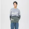 Noone Men Kor Vintage Vinter Tröjor 2020 Pullover Mens O-Neck Koreanska Fashions Sweater Kvinnor Casual Harajuku Kläder1